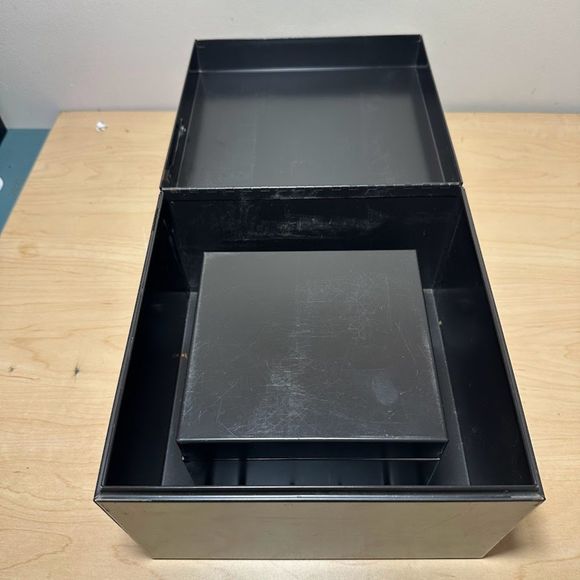 Vintage Globe-Weis Nesting Metal Storage File Boxes and Index Card Set (3) - Picture 2 of 11